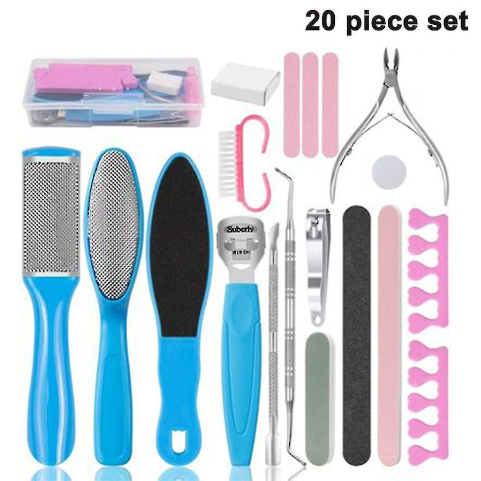 Professional Foot Care Kit - Stainless Steel Foot Rasp, Dead Skin Remover for Pedicure