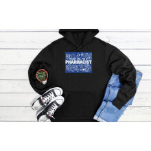 (S, Black) Trust Me I'm A Pharmacist Black Grey Men Women Unisex Hoodie