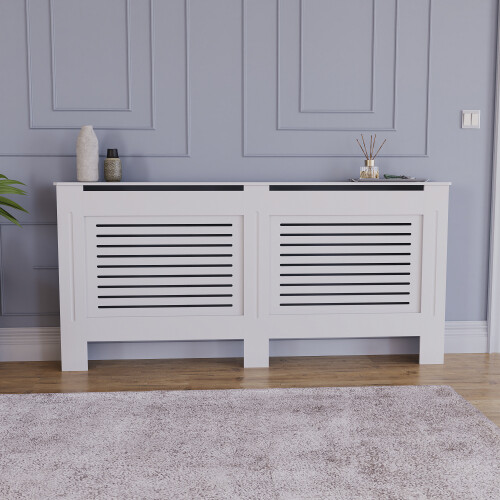 Home Discount (Extra Large) Milton Radiator Cover Heating Guard Cabinet Slats 1