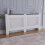 Home Discount (Extra Large) Milton Radiator Cover Heating Guard Cabinet Slats 1