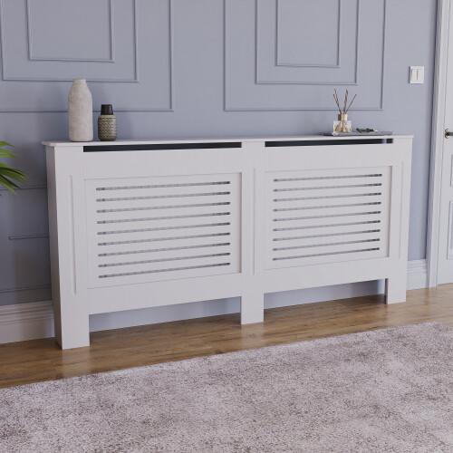 Home Discount (Extra Large) Milton Radiator Cover Heating Guard Cabinet Slats