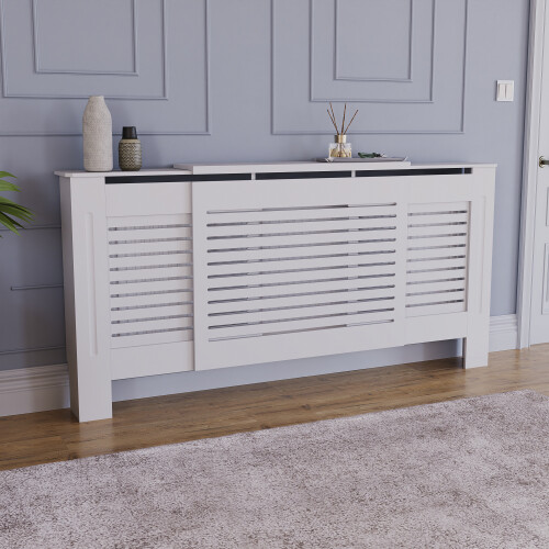 Home Discount (Adjustable) Milton Radiator Cover Heating Guard Cabinet Slats