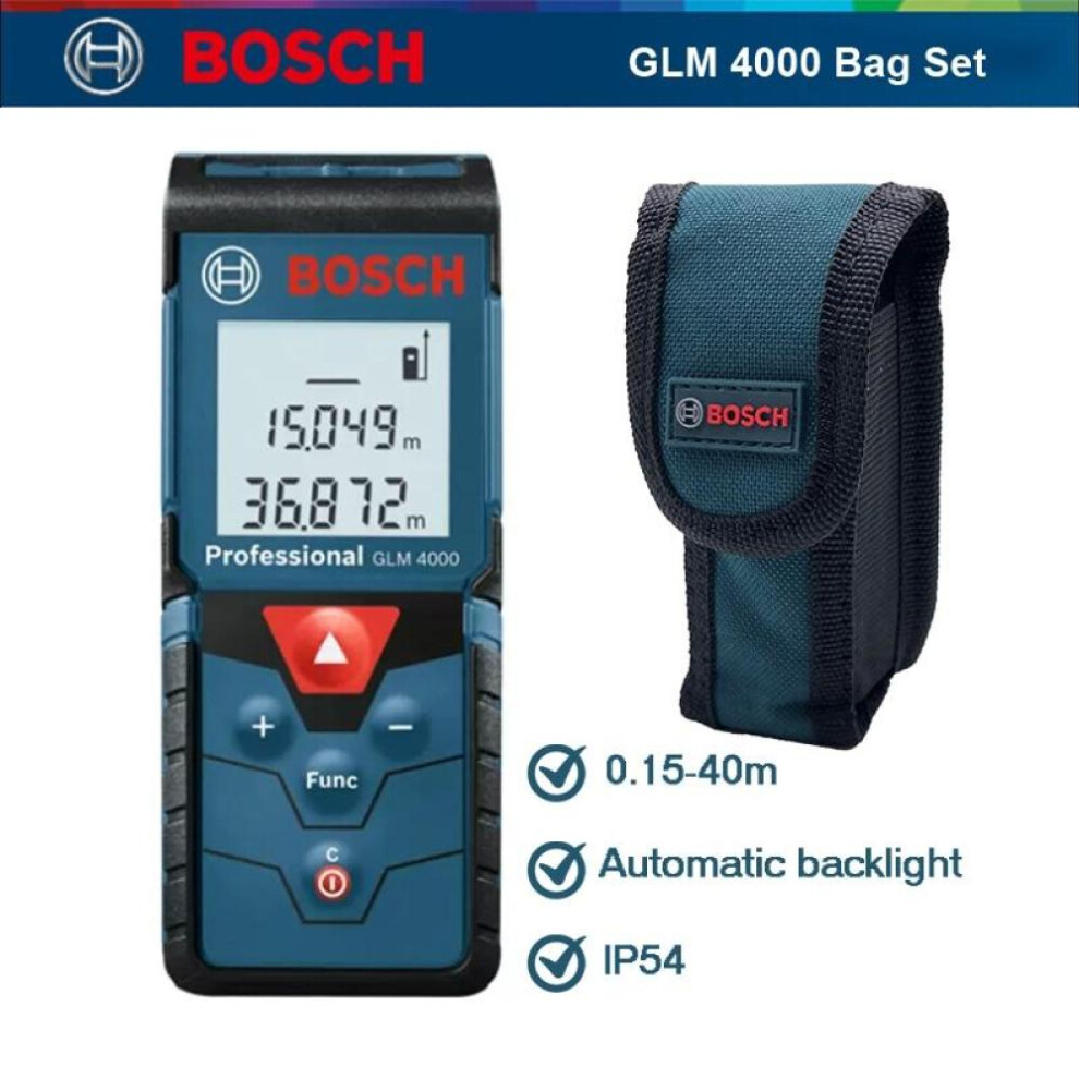 Bosch Glm 4000 Laser Rangefinder Bag Set
