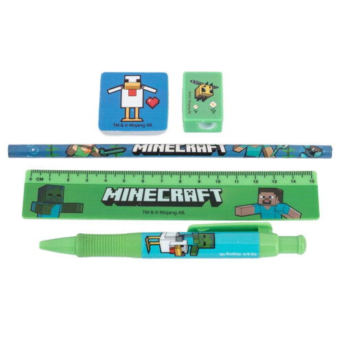 Minecraft Minecraft 5pc Stationery Set
