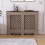 Home Discount (Medium) Oxford Radiator Cover Heating Guard Cabinet Cross 7