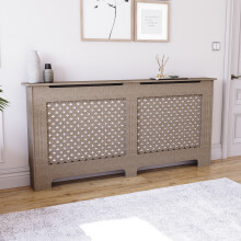 (Extra Large) Oxford Radiator Cover Heating Guard Cabinet Cross