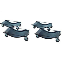 4 Car Wheel Dollies Car Skate Dolly Van Positioning Garage Jack 450 Kgs Per Dolly 2 Pairs