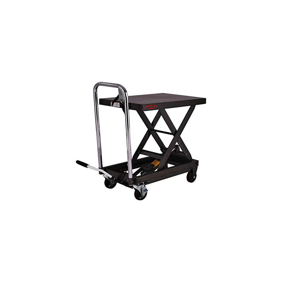 450 Kgs / 1000Lbs Hydraulic Mobile Lift Table Cart Platform Table Scissor Lift Trolley 5060725141384