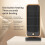 500W Portable Space Fan Heater Electric PTC Ceramic 4