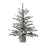 Snowy Potted Christmas Tree 3ft, Pine Effect Potted Tree With 91 Branch Tips 1