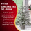 Snowy Potted Christmas Tree 3ft, Pine Effect Potted Tree With 91 Branch Tips 6