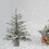 Snowy Potted Christmas Tree 3ft, Pine Effect Potted Tree With 91 Branch Tips 8