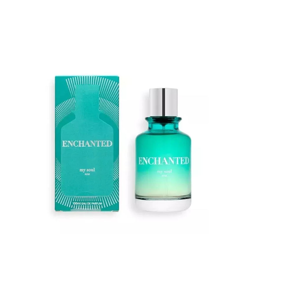 Rnb Green/Pink Enchanted For Him Eau De Parfum Men 100Ml Mercadona New