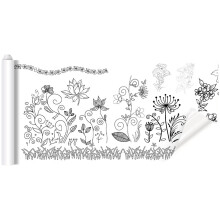 Kids Graffiti Paper Roll - 0.3x3m Durable Coloring Toy
