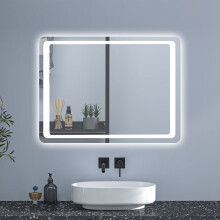 (800*600mm) Bathroom LED Mirror With Infrared Sensor, Anti-fog