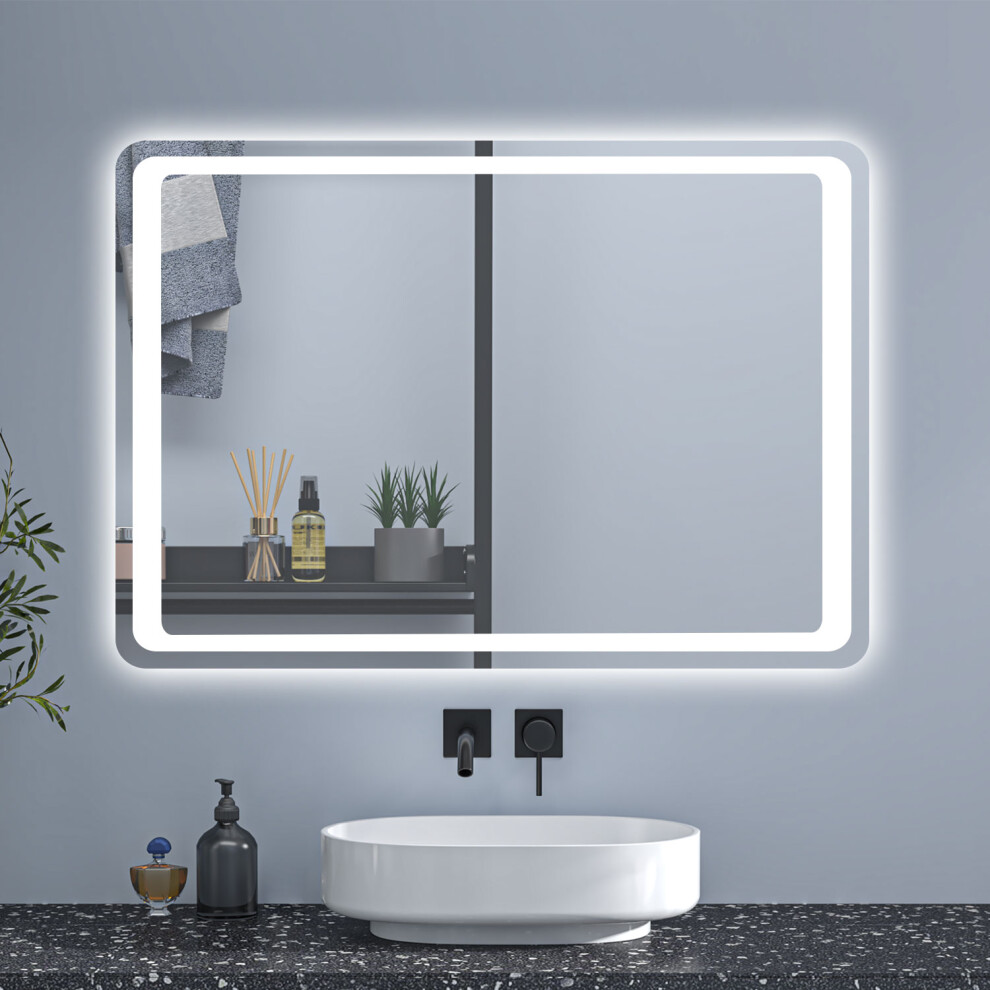 (900*650mm) Bathroom LED Mirror With Infrared Sensor, Anti-fog