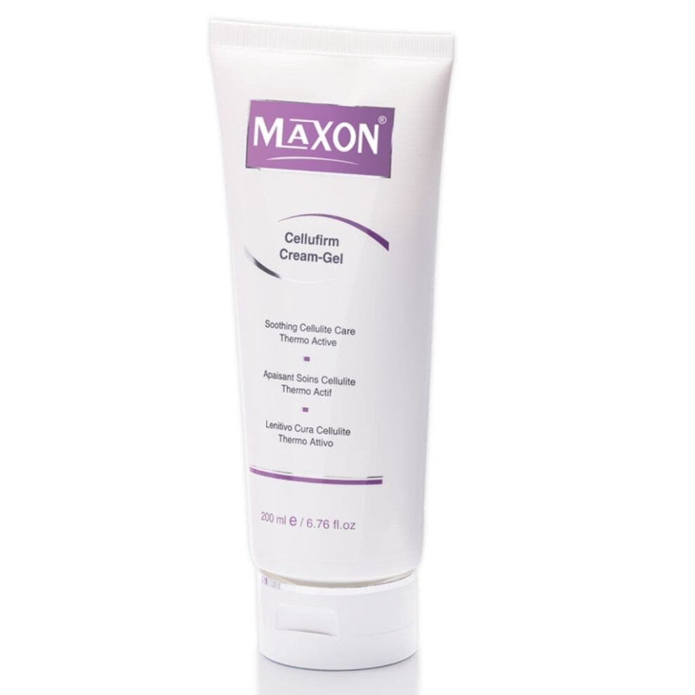 Maxon Cellufirm Smoothing Cream-Gel 200ml | Firming & Toning Body Cream for Cellulite, Skin Smoothing & Contouring Treatment, Hydrating Formula
