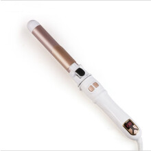 Rotating Electric Curling Iron Automatic Hair Curler Big Waver White