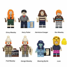 (8CS Harry potter-A) 16CS Harry potter Neville Pomona MiniFigures blocks Toys Fit Lego
