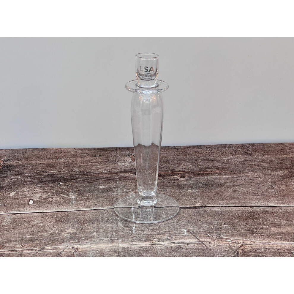 LSA Glass Candlestick