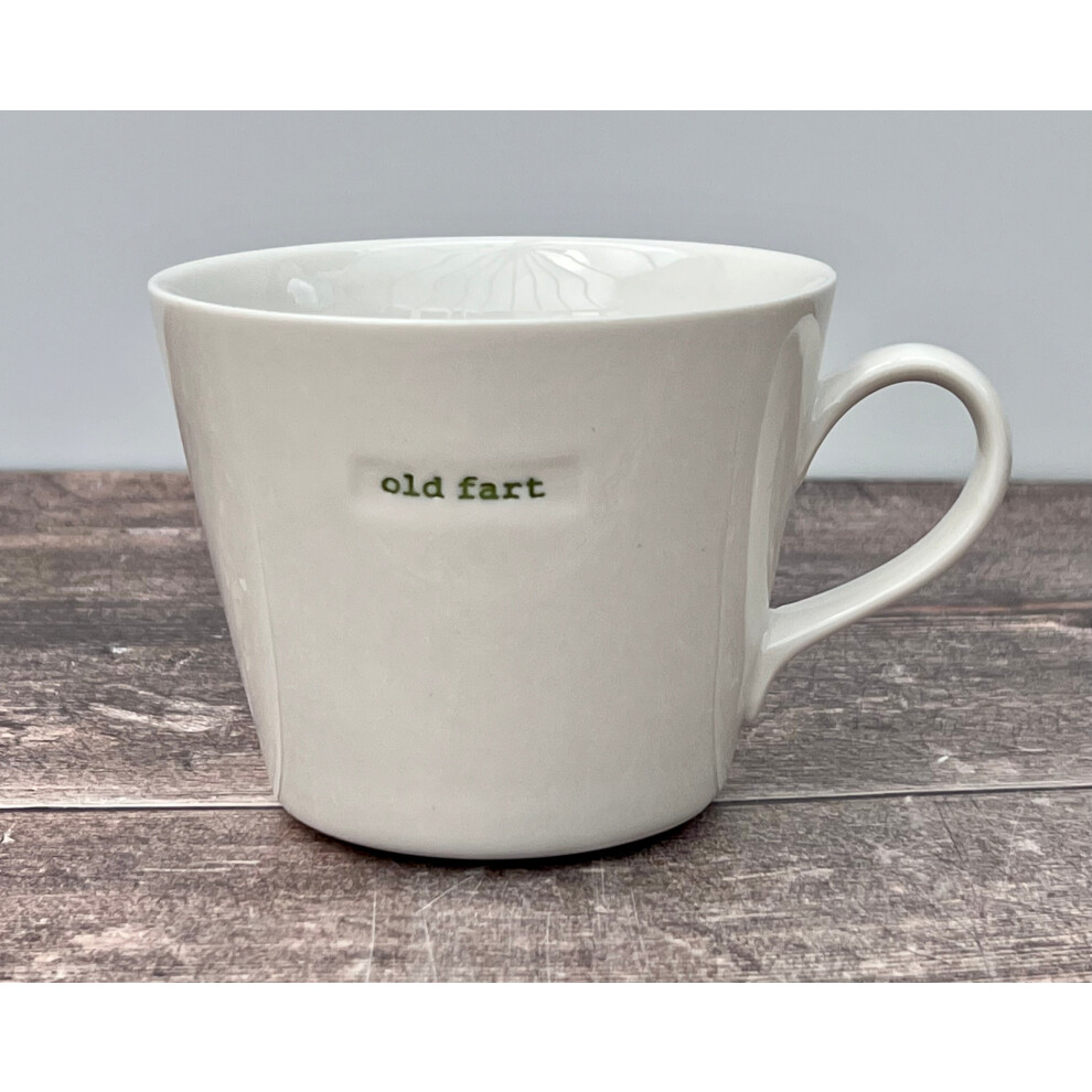 White âold fart' Mug