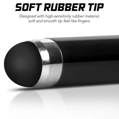 5x Touch Screen Stylus Pens Rubber Soft Tip for Mobile Phones Tablet iPad iPhone 1