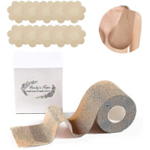 New Breast Lift Tape with Nipple Cover Set (10pcs) A-e Cup Big Large Size,chest