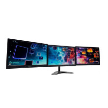 3x22″ Triple Screen Monitors - Mixed Brands - 2xDVI/1xVGA - Refurbished