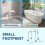 Homcom HOMCOM Bath Chair Height Adjustable Shower Seat for Elderly Disabled White 8