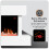 Dellonda 46" Wall Mounting Electric Fireplace with LED Flame Effect - White 5