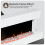Dellonda 46" Wall Mounting Electric Fireplace with LED Flame Effect - White 10