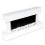 Dellonda 46" Wall Mounting Electric Fireplace with LED Flame Effect - White 17