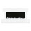 Dellonda 46" Wall Mounting Electric Fireplace with LED Flame Effect - White 12