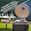 Dellonda Deluxe 22"(56cm) Ceramic Kamado Style BBQ with Wheeled Stand 5