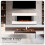 Dellonda 52" Wall Mounting Electric Fireplace with LED Flame Effect - Grey 4