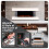 Dellonda 52" Wall Mounting Electric Fireplace with LED Flame Effect - Grey 10