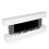 Dellonda 52" Wall Mounting Electric Fireplace with LED Flame Effect - Grey 15
