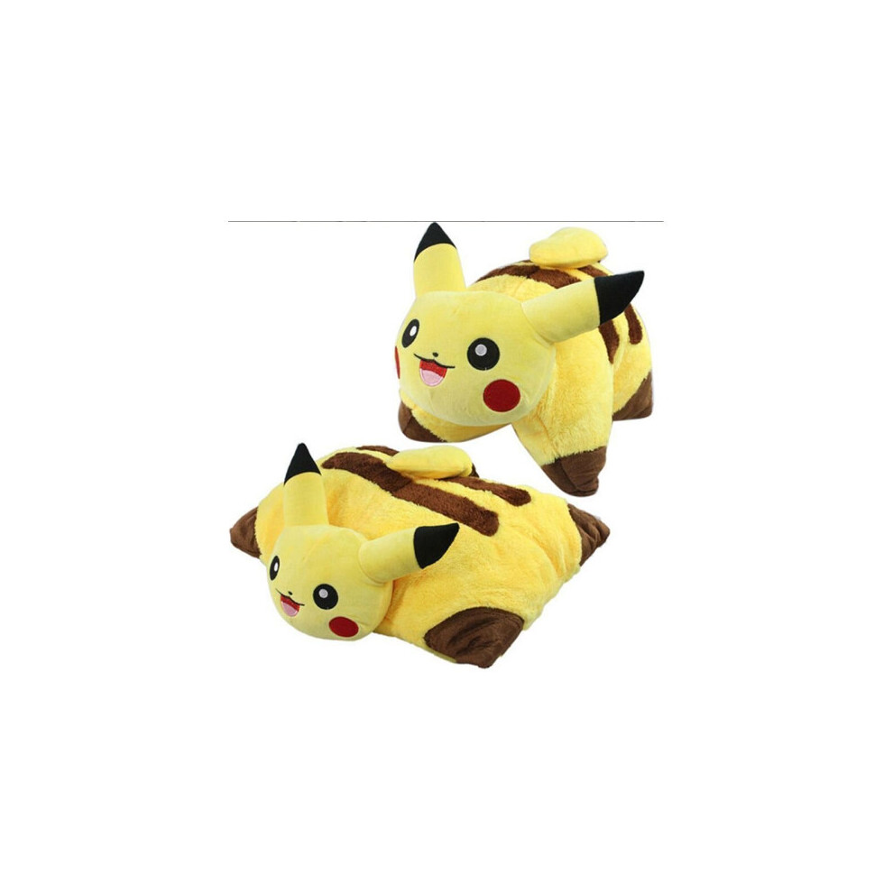 Pokemon Pikachu Pillow Cushion Foldable Pet Bed Kid Plush Stuffed Soft Toy Doll