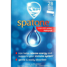 Spatone Natural Liquid Iron Supplement - Pack of 28 Sachets