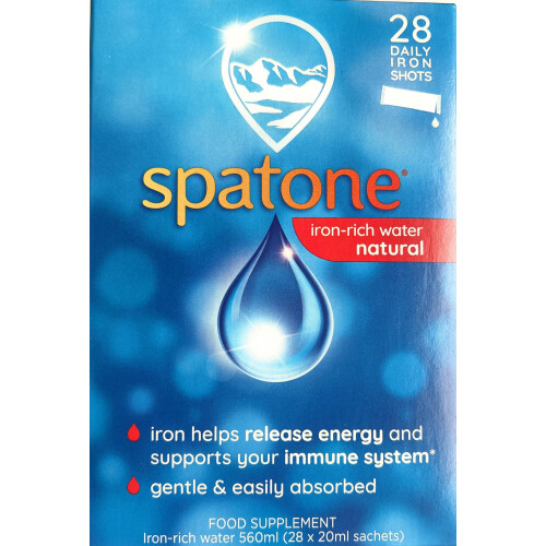 Spatone Natural Liquid Iron Supplement - Pack of 28 Sachets