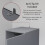 Vida Designs (Grey) Riano 1 Door Wardrobe Bedroom Garment Storage 3