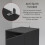 Vida Designs (Black) Riano 1 Door Wardrobe Bedroom Garment Storage 4