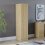 Vida Designs (Pine) Riano 1 Door Wardrobe Bedroom Garment Storage 1