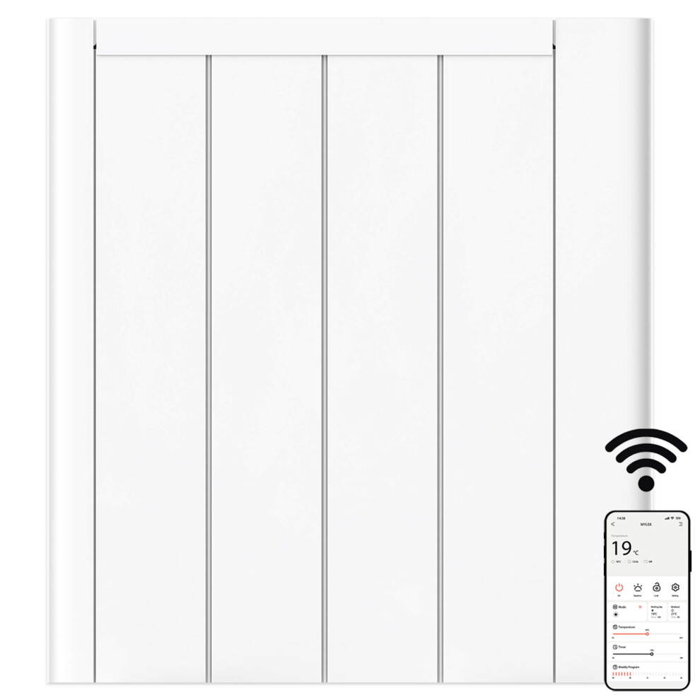 (1 kW) MYLEK Ceramic Wi-Fi Enabled Electric Radiator