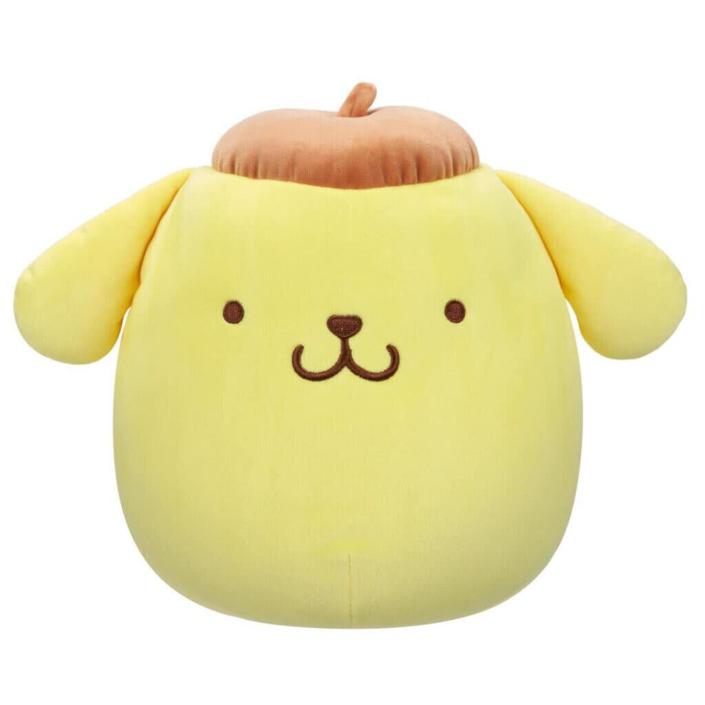 Squishmallows Hello Kitty Pompompurin in Brown Cap 25cm Sanrio