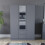 Vida Designs (Grey) Riano 3 Door 2 Drawer Mirrored Bedroom Wardrobe 2
