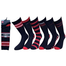 (United, 12 Pairs) 12 Pairs Mens Football Socks ManUnited, ManCity, NewCastle Liverpool Socks UK 6-11