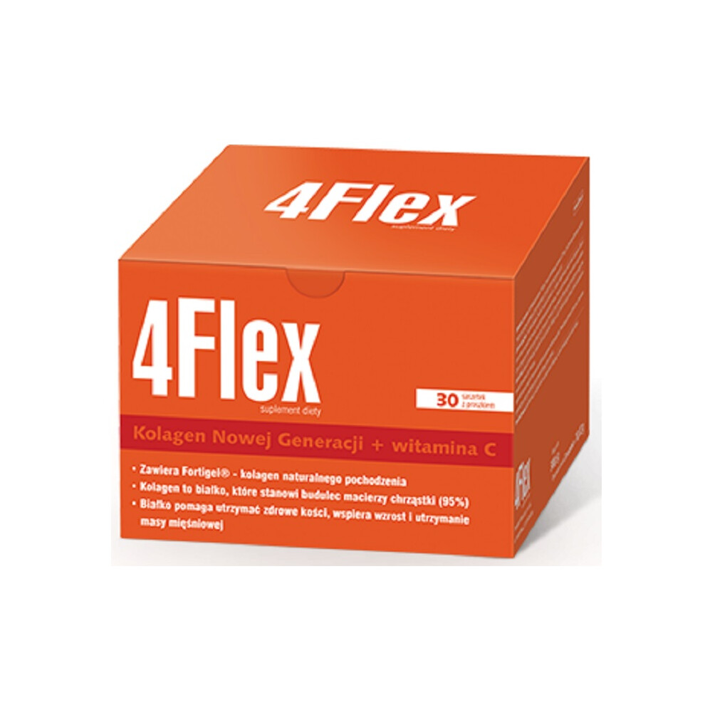 4FLEX Natural Collagen Hydrolyzate + Vitamin C 30 sachets *