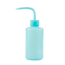(Blue) Tattoo Wash Bottle Water Squirt Bottle Lab Squeeze Bottles 3pcs 250ml Lash Water Bottle With Narrow Mouth Scale Labels Safety Rinse Bottle For Eyelash
