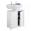 Under Sink Bathroom Storage Cabinet - White Basin Vanity Unit 2